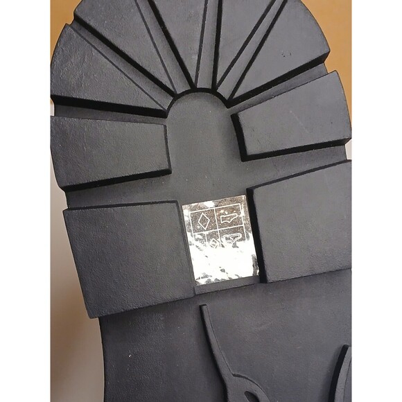 Karl Lagerfeld Sz 10 Paris Mayde Chunky Chelsea Boots Lug Sole With Rhinestones - Picture 10 of 16